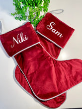 Load image into Gallery viewer, Luxury Christmas Stocking Personalised
